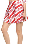 Candy Cane Skater Skirt - POPRAGEOUS
 - 3