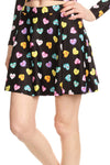 Candy Hearts Skater Skirt - POPRAGEOUS
 - 1