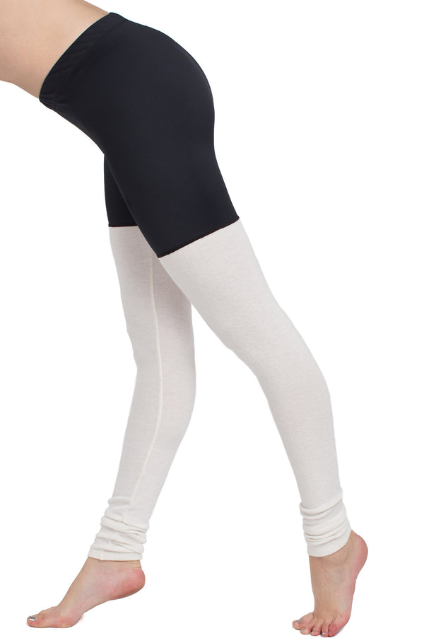 Ballerina Cashknit Legging - Cream - POPRAGEOUS
 - 1