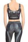 Dark Robotic Crop Top - POPRAGEOUS
 - 4