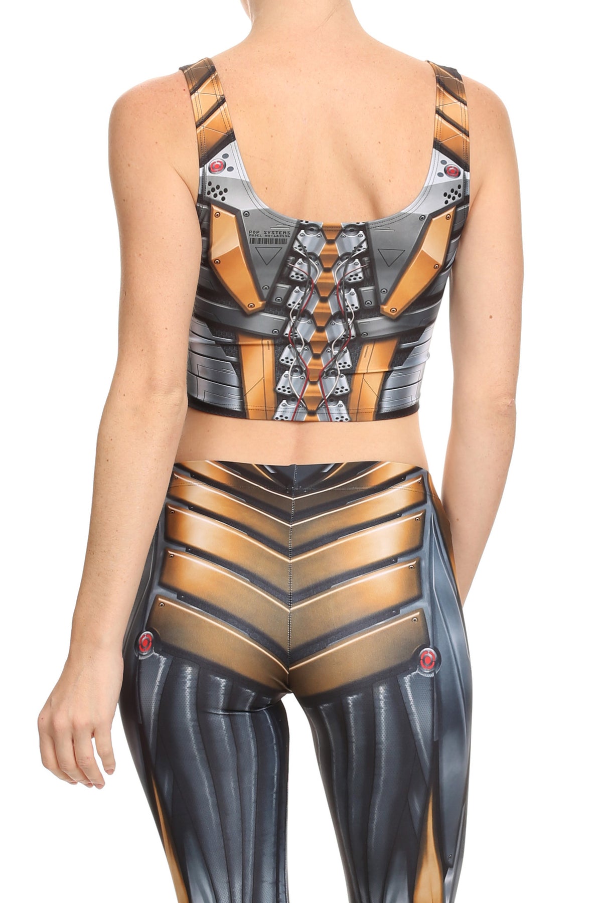 Ex Humanoid Crop Top - POPRAGEOUS
 - 4
