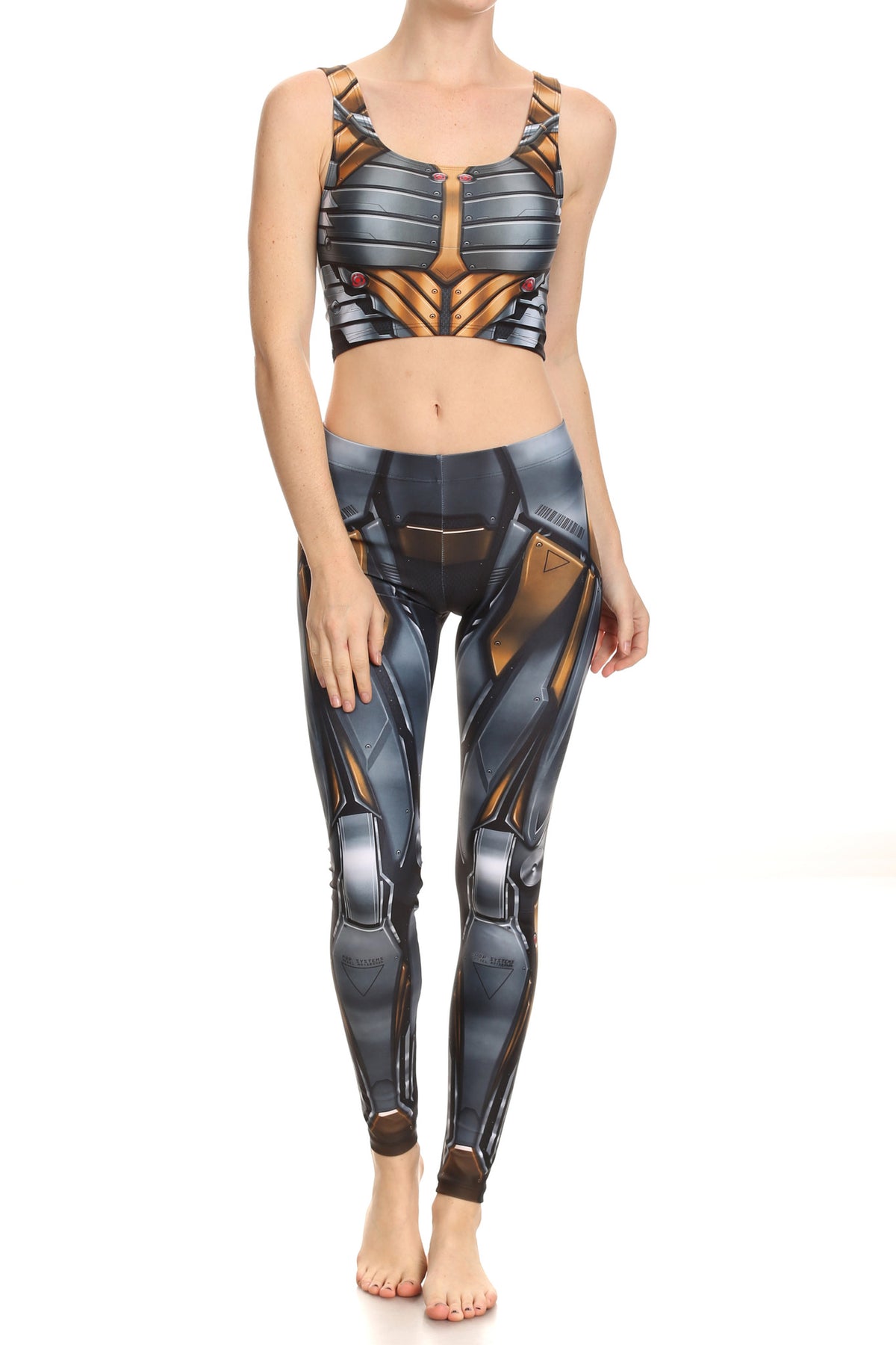 Ex Humanoid Crop Top - POPRAGEOUS
 - 5