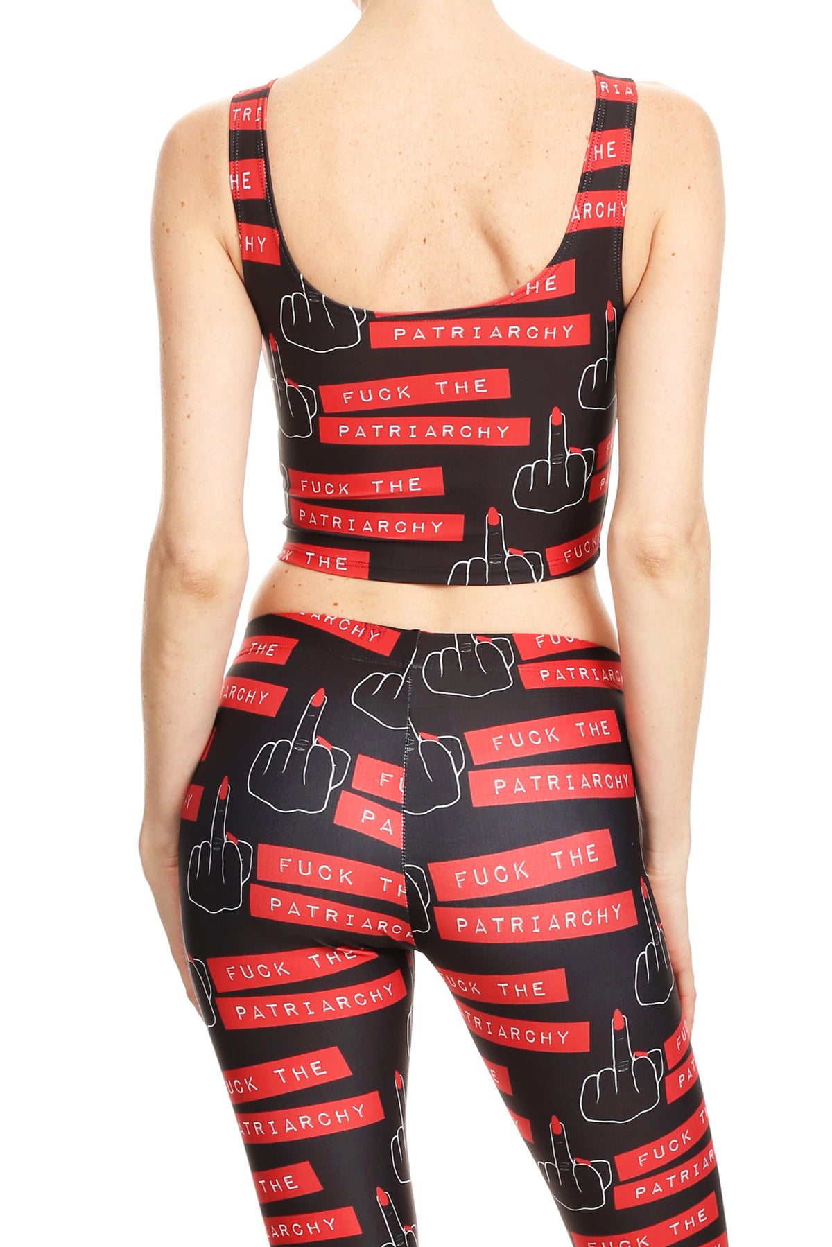 Fuck the Patriarchy Crop Top - POPRAGEOUS
 - 4