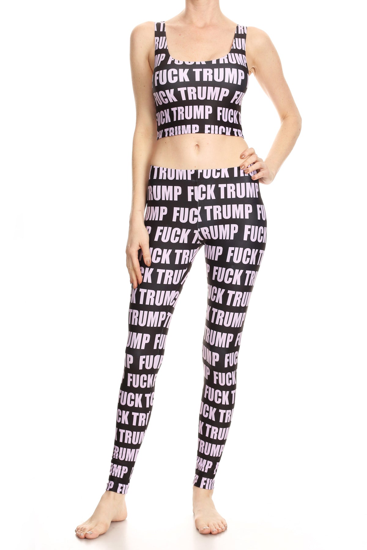 Fuck Trump Crop Top - POPRAGEOUS
 - 5