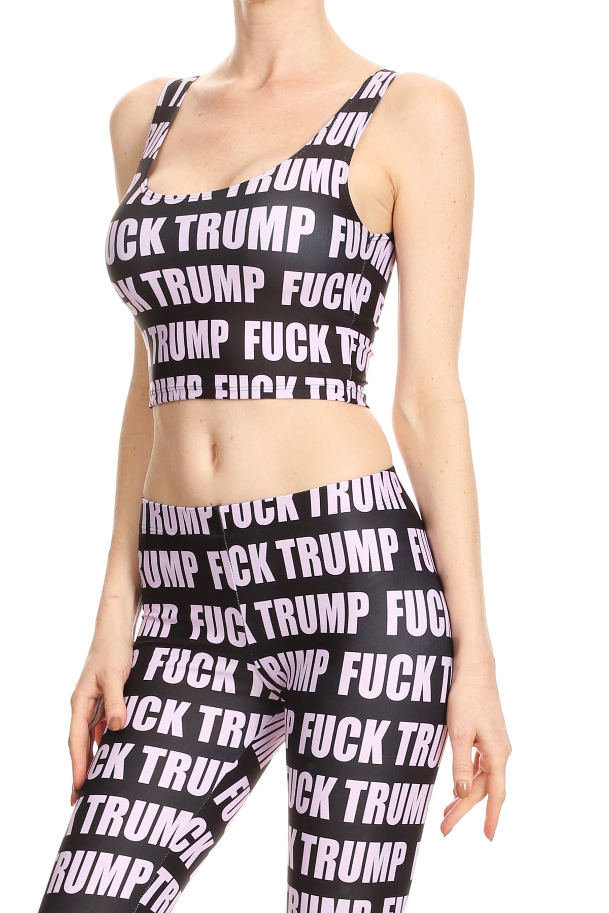 Fuck Trump Crop Top - POPRAGEOUS
 - 2