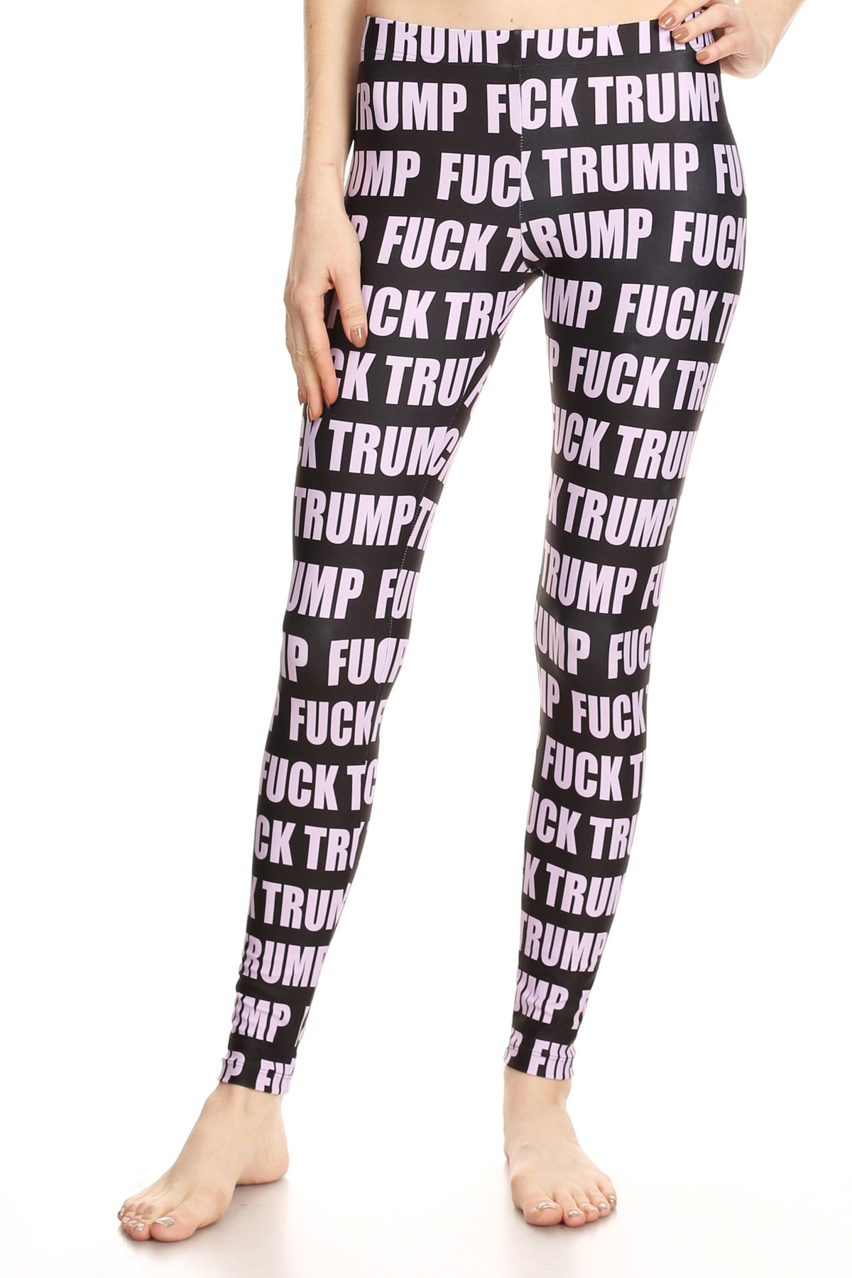 Fuck Trump Leggings - POPRAGEOUS
 - 4
