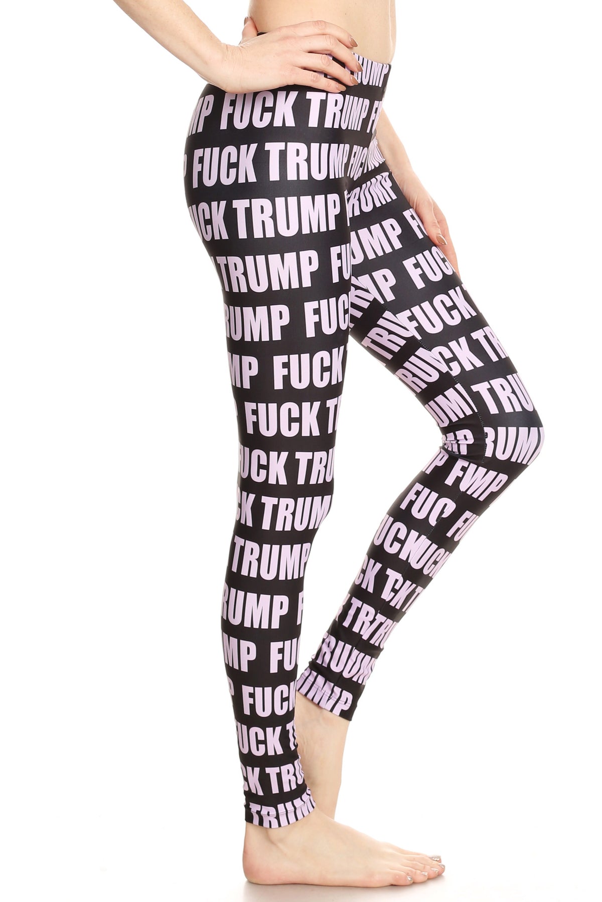 Fuck Trump Leggings - POPRAGEOUS
 - 2