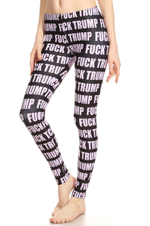 Fuck Trump Leggings - POPRAGEOUS
 - 1