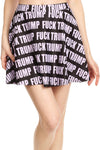 Fuck Trump Skater Skirt - POPRAGEOUS
 - 1