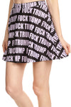 Fuck Trump Skater Skirt - POPRAGEOUS
 - 3
