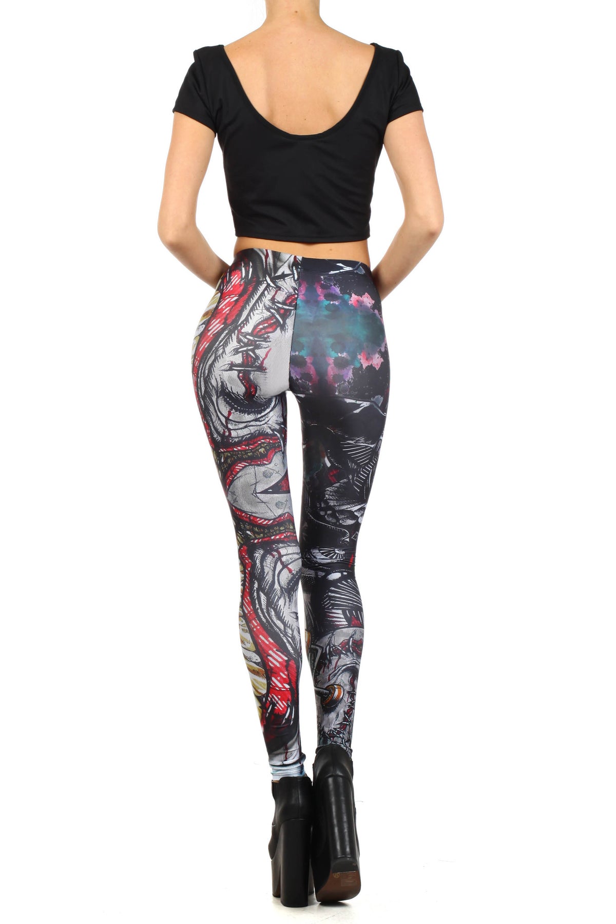 Rask Opticon: Harley Quinn Leggings - POPRAGEOUS
 - 4