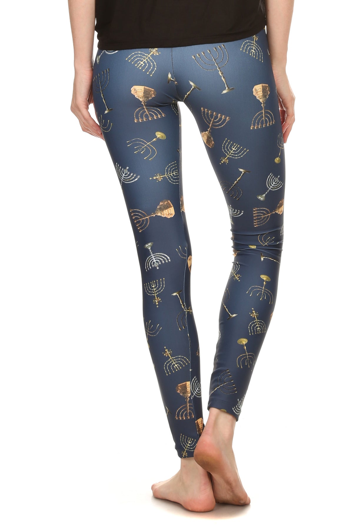 Light the Menorah Leggings - POPRAGEOUS
 - 4