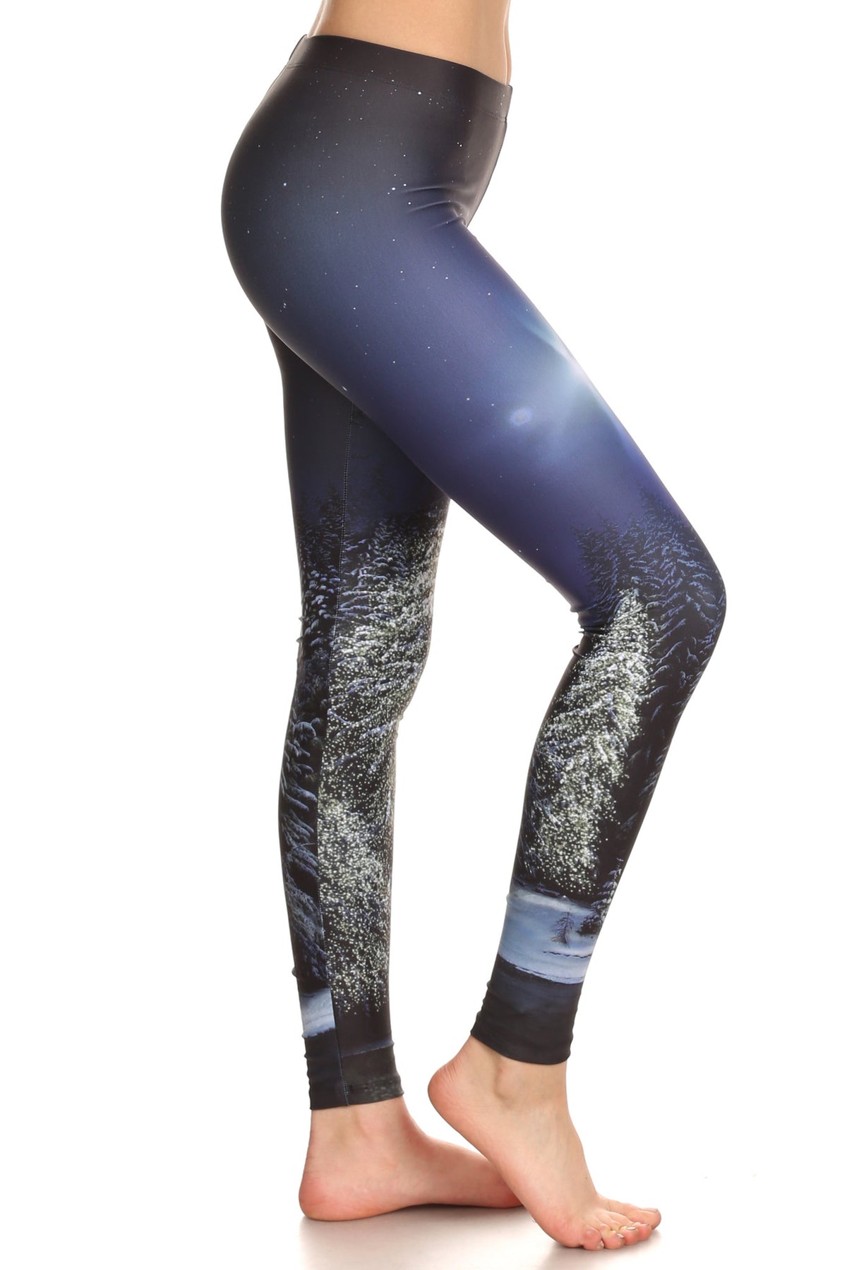 North Star Christmas Leggings - POPRAGEOUS
 - 3