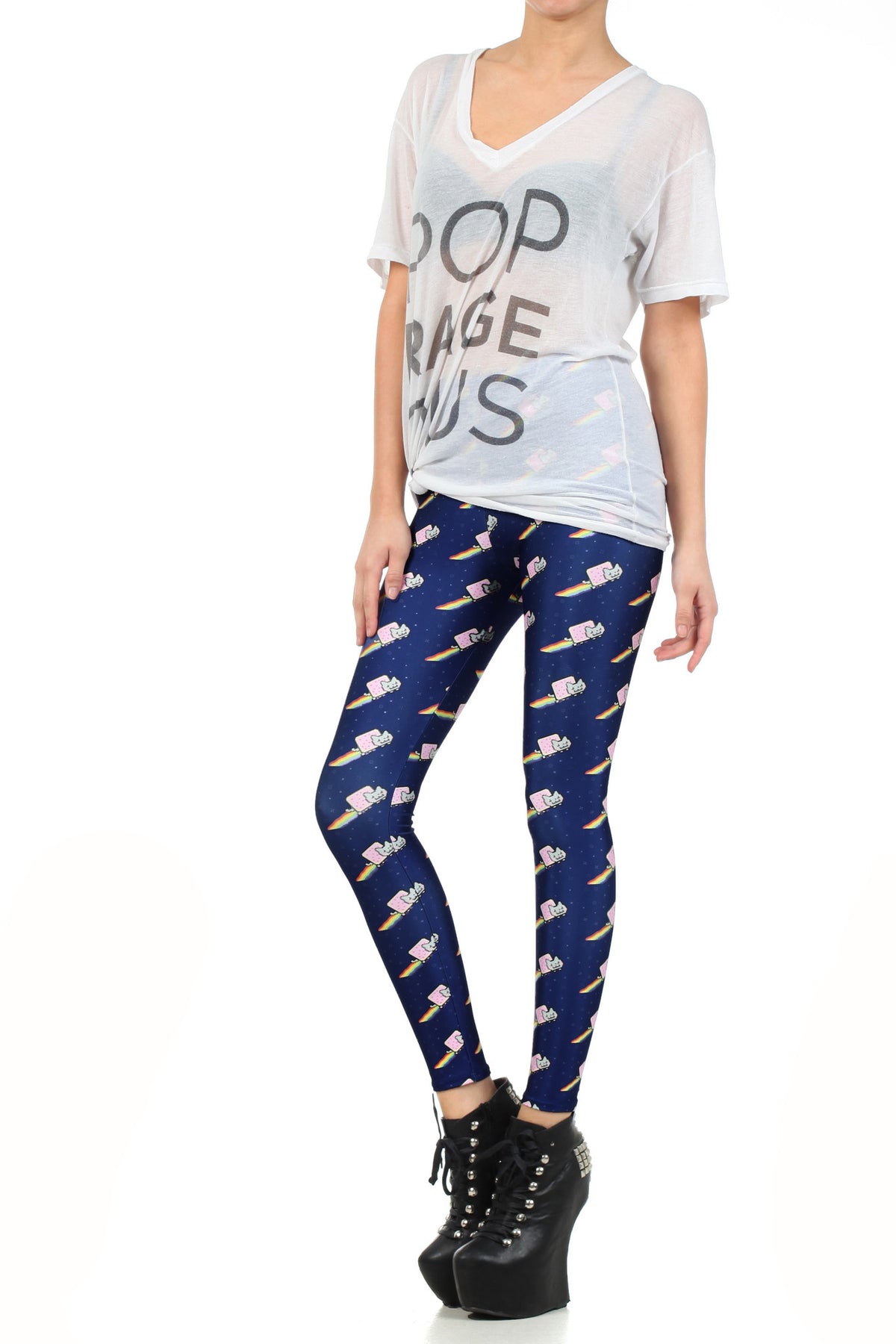 Nyan Cat Leggings - POPRAGEOUS
 - 2