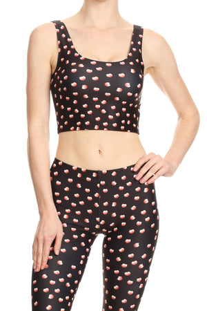 MW x POP Peach Emoji Crop Top