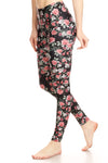 Pink Roses Leggings - POPRAGEOUS
 - 3