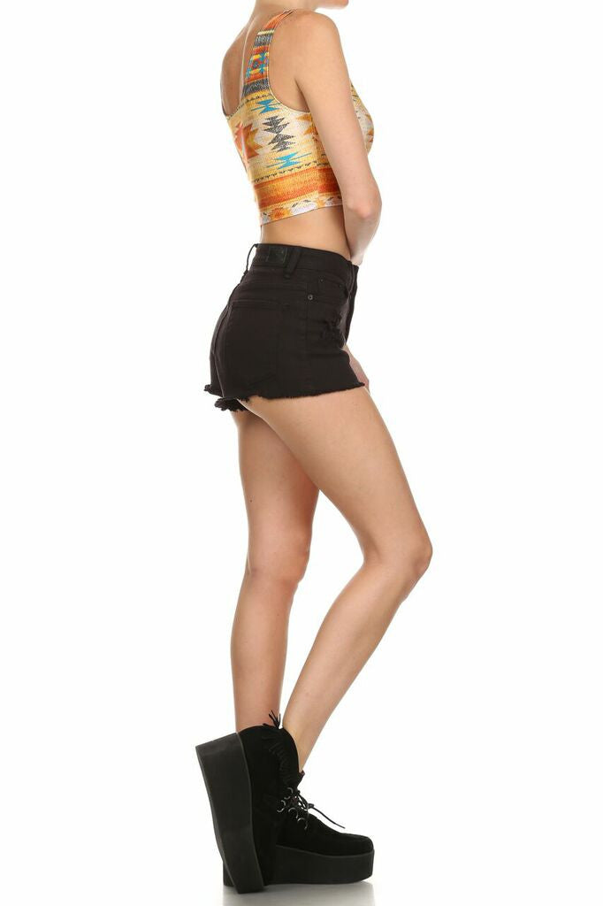 Southwestern Blanket Crop Top - POPRAGEOUS
 - 3
