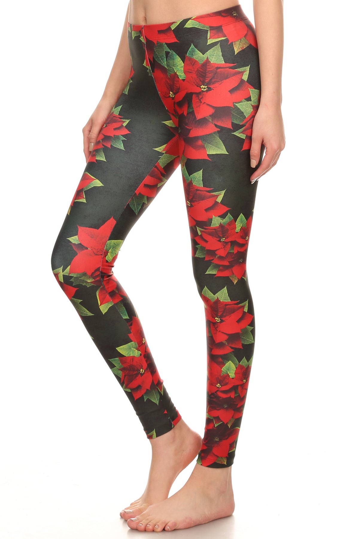 Poinsettia Leggings - POPRAGEOUS
 - 3