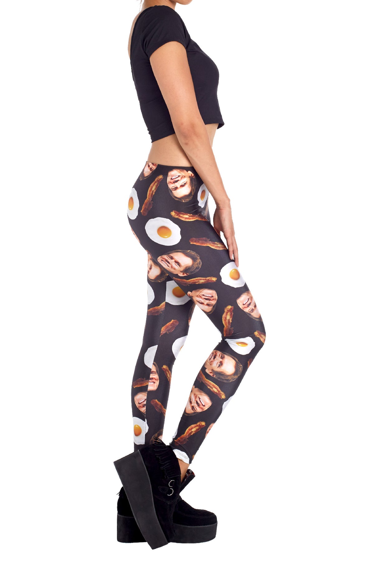 Bacon and Eggs Leggings - POPRAGEOUS
 - 3