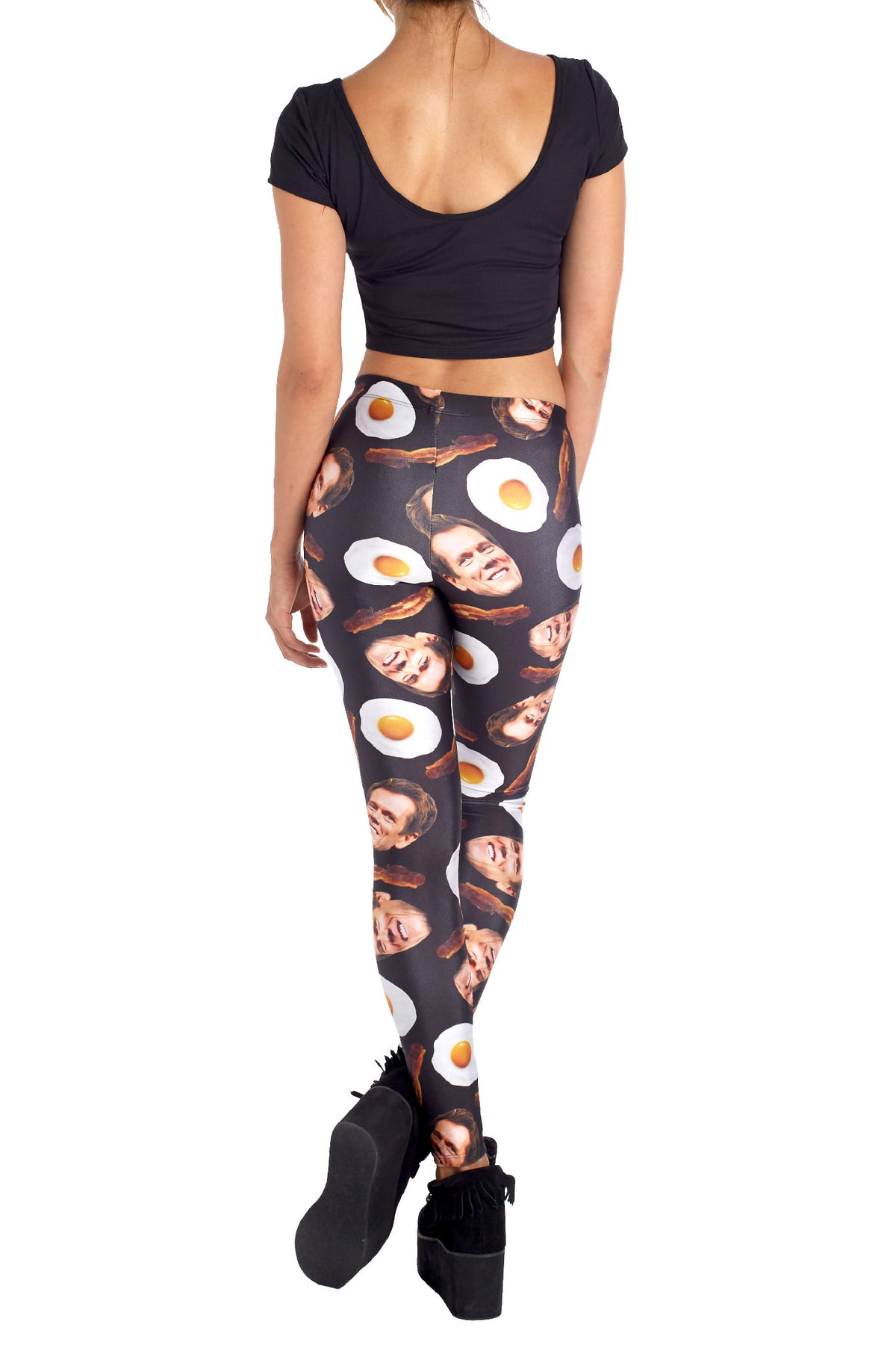 Bacon and Eggs Leggings - POPRAGEOUS
 - 4