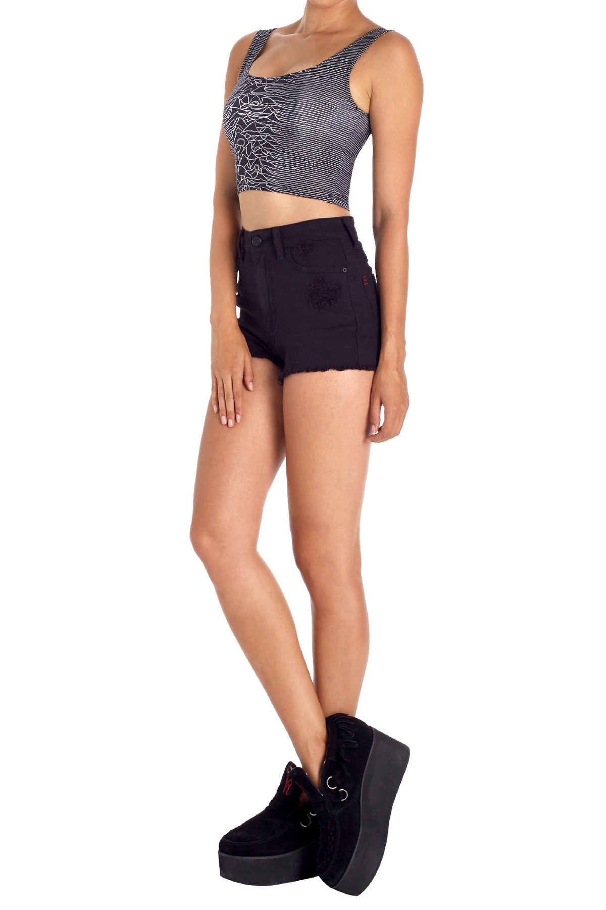 Jaws Division Crop Top - POPRAGEOUS
 - 2