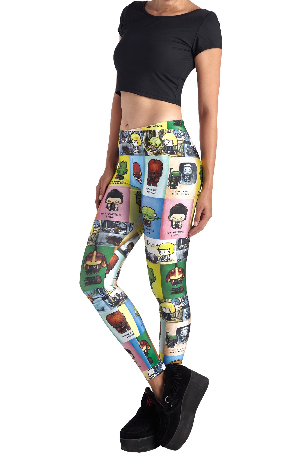 Jsalvador: Super Emo StaWuz Mosaic Leggings - POPRAGEOUS
 - 2