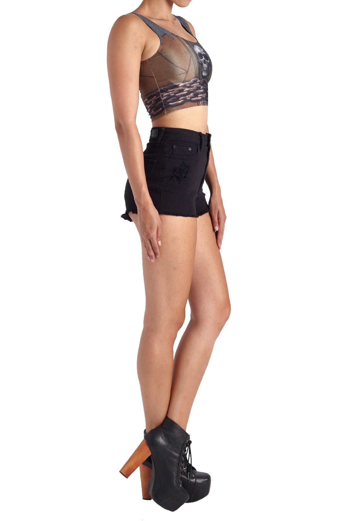 Road Warrior Crop Top - POPRAGEOUS
 - 3