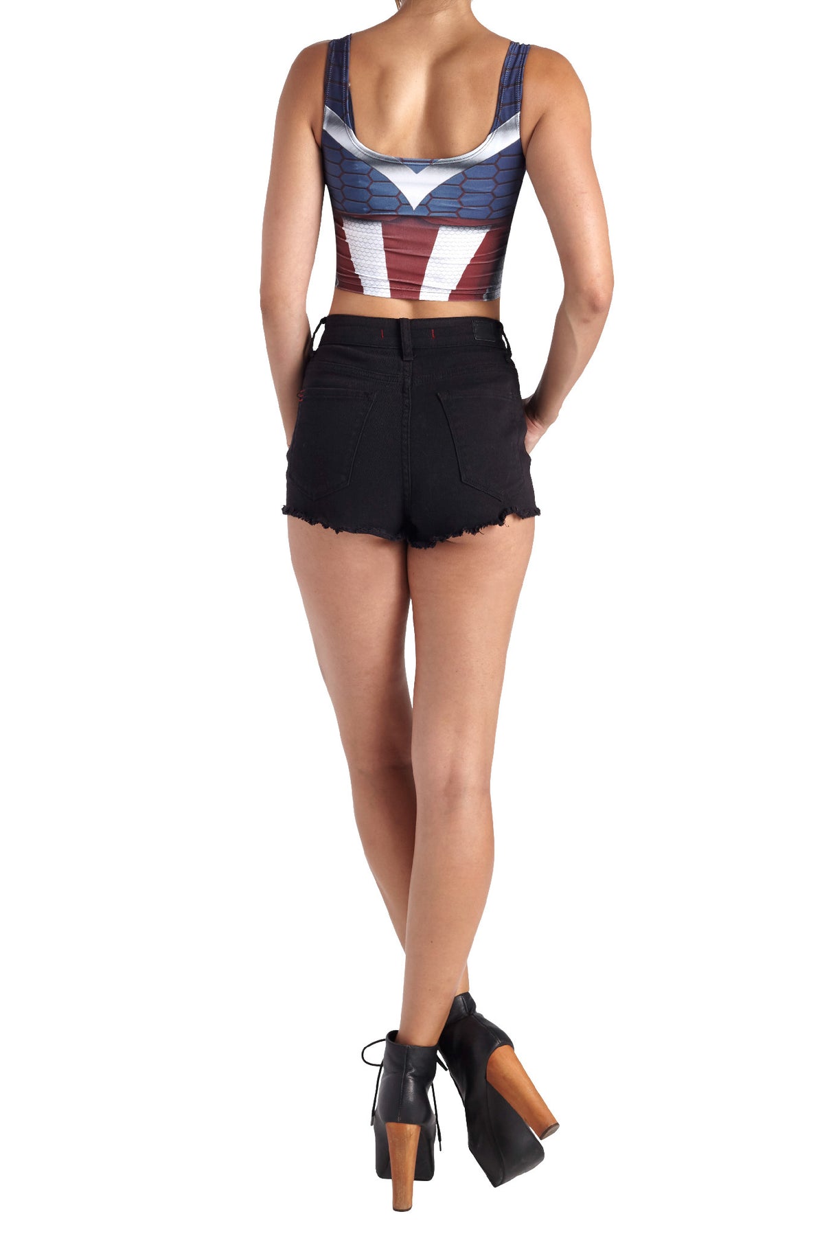 Murica Crop Top - POPRAGEOUS
 - 4