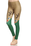 Red-Nosed Reindeer Leggings - POPRAGEOUS
 - 2