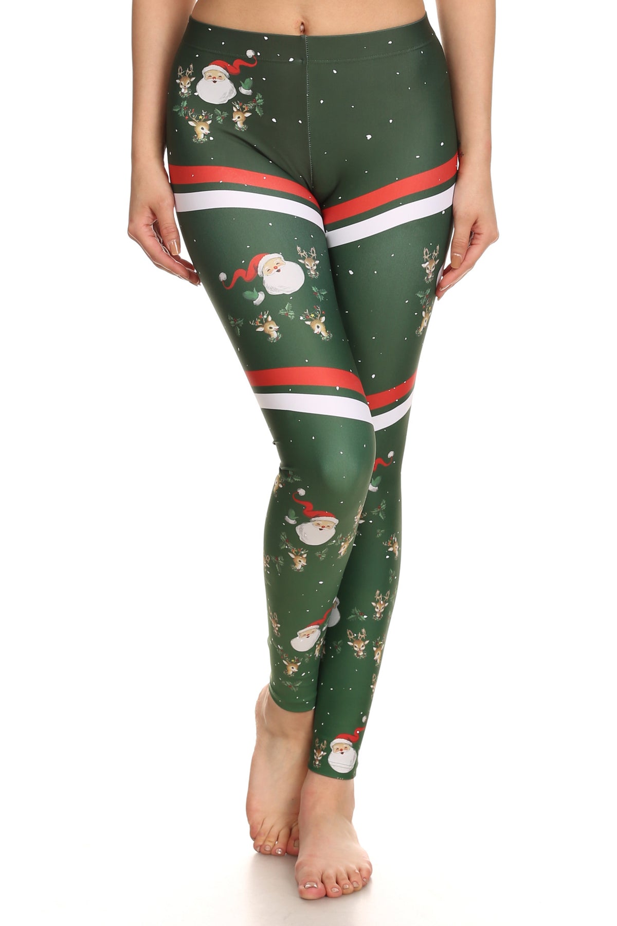 Sporty Santa Leggings - POPRAGEOUS
 - 2