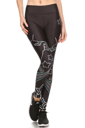 Black Unicorn Dream Leggings - POPRAGEOUS
 - 1