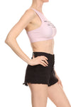 Women Need More Sleep Sporty Crop Top - Sherbet